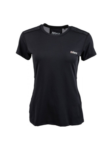 Fitforce PADOVA Дамска фитнес тениска, черно, размер