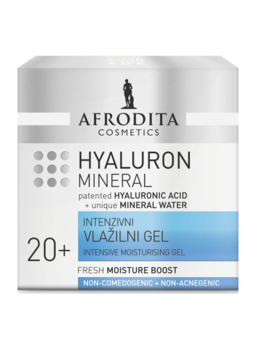 AFRODITA Hyaluron Mineral Intensive Moisturising Gel 24 - часов крем дамски 50ml