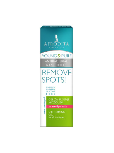 AFRODITA Young And Pure Acne-Drying Gel  Продукт за локално третиране дамски 15ml