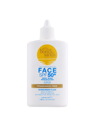 BONDI SANDS Spf 50+ Fragrance Free Face Fluid Лосион за лице  50ml