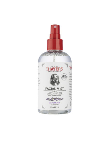 THAYERS Alcohol-Free Witch Hazel Facial Mist Toner With Aloe Vera Formula Lavender Спрей за лице  237ml