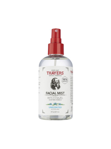 THAYERS Alcohol-Free Witch Hazel Facial Mist Toner With Aloe Vera Formula Unscented Спрей за лице  237ml