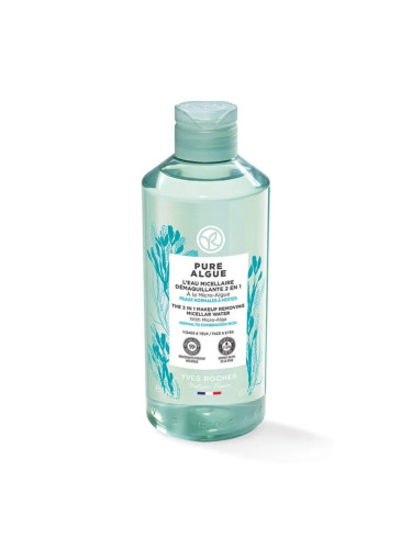 YVES ROCHER Pure Algue 2В1 Мицеларна Вода Maxi Почистваща вода дамски 400ml