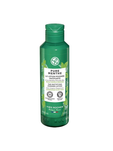 YVES ROCHER Pure Menthe Матиращ Лосион С Пудра  Лосион за лице дамски 150ml