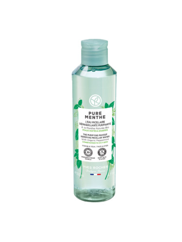 YVES ROCHER Pure Menthe Почистваща Мицеларна Вода  Почистваща вода дамски 400ml