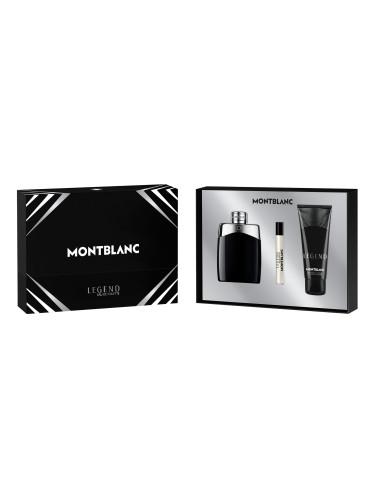 КОМПЛЕКТ MONTBLANC LEGEND MEN Eau de Toilette + Travel Spray + Shower Gel Тоалетна вода (EDT) мъжки 100ml