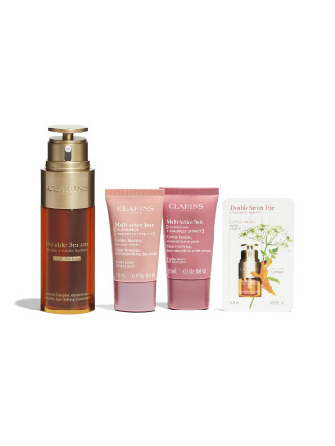 КОМПЛЕКТ Clarins Double Serum & Multi-Active. Youthfulness progarmme. Серум дамски 50ml