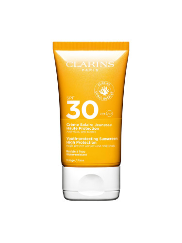 CLARINS Youth-protecting Sunscreen High Protection SPF30 Слънцезащитен продукт  50ml