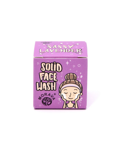 MORAVA® Solid Face Wash Sassy Lavender Сапун унисекс 35gr