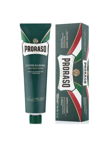 PRORASO Shaving Cream Tube Refresh Eucalyptus Крем за бръснене мъжки 150ml