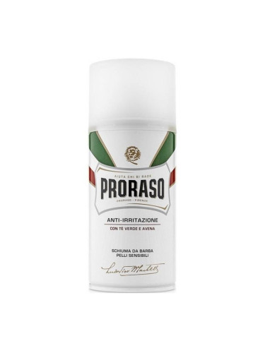 PRORASO Shaving Foam Sensitive Green Tea Пяна за бръснене мъжки 300ml