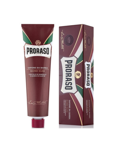 PRORASO Shaving Cream Tube Nourish Sandalwood Крем за бръснене мъжки 150ml