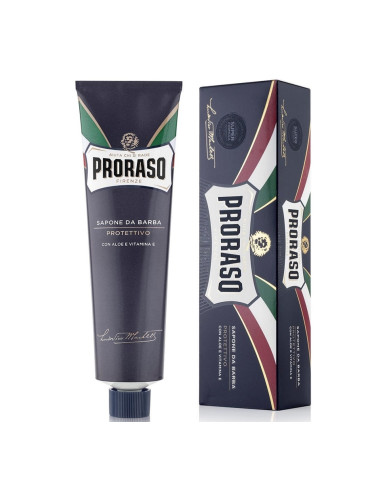 PRORASO Shaving Cream Tube Protective Aloe Крем за бръснене мъжки 150ml