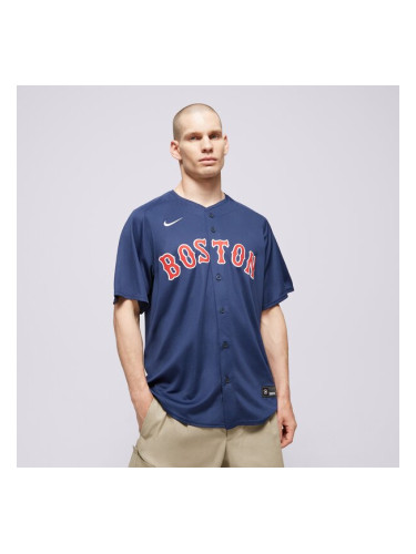 Nike Риза Replica Boston Red Sox Mlb мъжки Дрехи Nike T7LM-BQA2-BQ-L23 Тъмносин