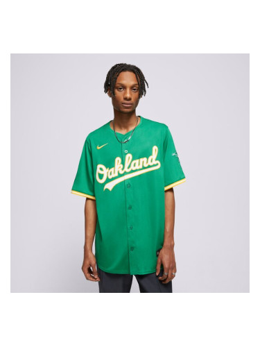 Nike Риза Oakland Athletics Mlb мъжки Дрехи Nike T7LM-FZA1-FZ-L23 Зелен