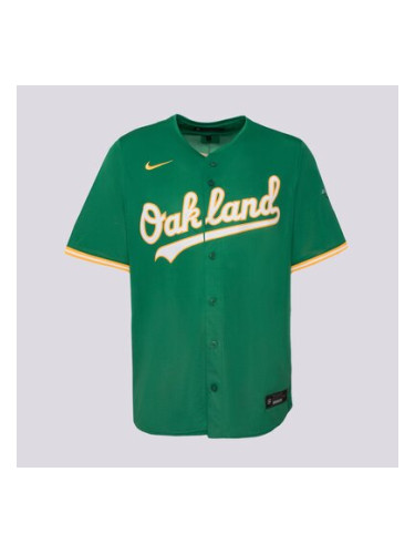 Nike Риза Oakland Athletics Mlb мъжки Дрехи Nike T7LM-FZA1-FZ-L23 Зелен
