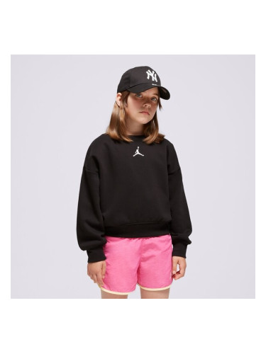 Jordan Суитчър Jdg Jumpman Icon Play Crew Girl детски Дрехи Суичъри 45C387-023 Черен