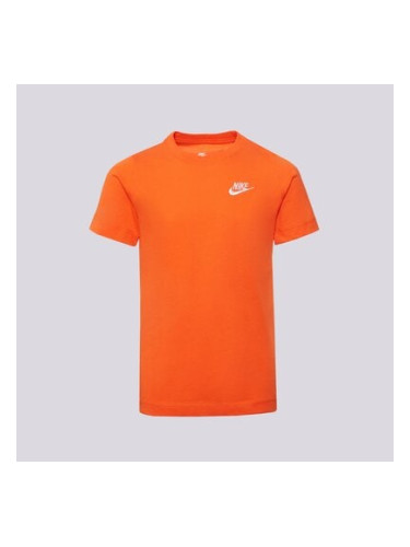 Nike Тениска Sportswear Boy детски Дрехи Тениски AR5254-819 Оранжев