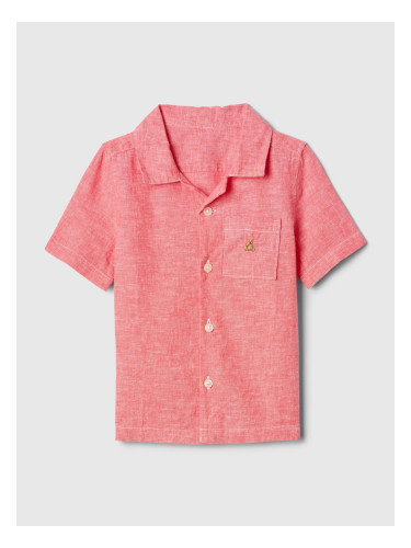 Pink Boys' Linen Shirt GAP