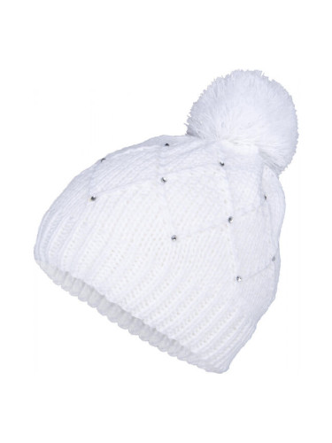 Lewro UMRI Плетена шапка за момичета, бяло, размер