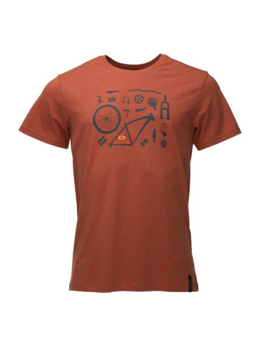 Loap BECHR Мъжка тениска, оранжево, размер