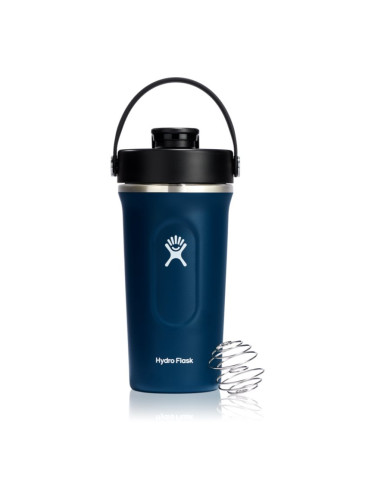 Hydro Flask Insulated Shaker Bottle спортен шейкър Dark Blue 710 мл.
