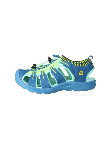 Children's summer outdoor sandals ALPINE PRO MERBO electric blue lemonade