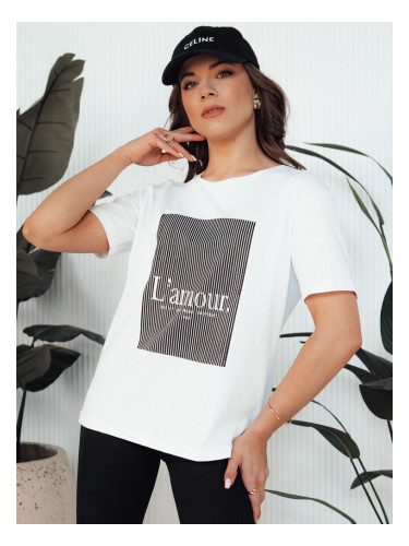 Дамска тениска LAMOUR бяла