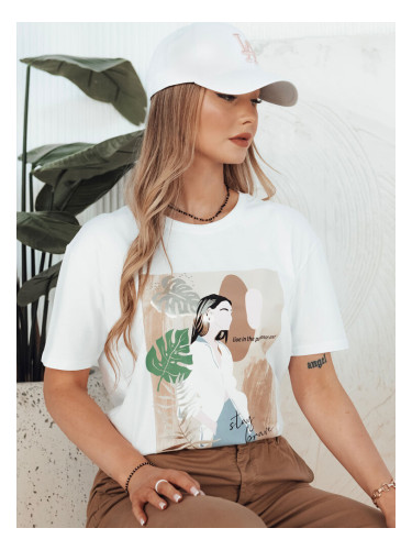 Дамска тениска BRAVIS бяла