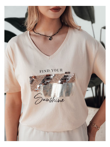 Women's T-shirt SUNSHINE peach Dstreet