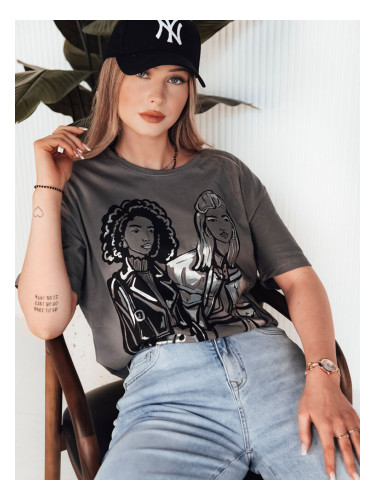 Дамска тениска COMIS, тъмносива