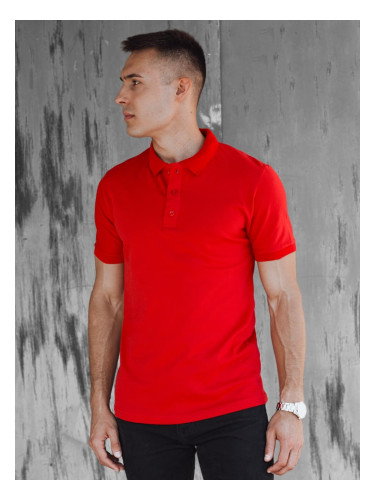 Red Men's Dstreet Polo Shirt