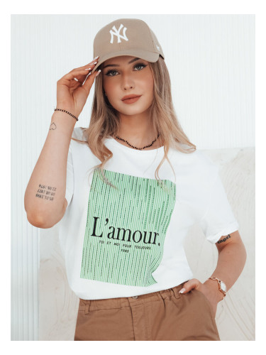 Дамска тениска LAMOUR бяла