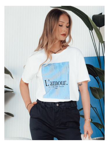 Дамска тениска LAMOUR бяла