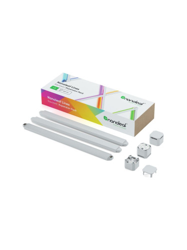 Nanoleaf NL59E00-3SN00 - Удължаващ комплект 3бр. LED RGBW димируеми релси LINES 2W