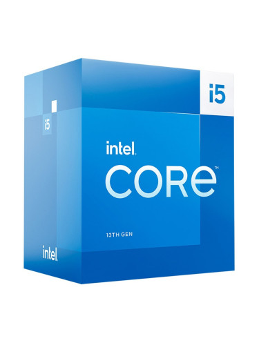 Процесор Intel Core i5-13500, четиринадесетядрен (2.5/4.8GHz, 24MB Cache, 0.30-1.55GHz GPU, LGA1700) BOX, с охлаждане