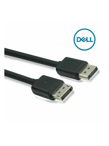 Кабел Dell, от DisplayPort(м) към DisplayPort(м), 1.8m, черен