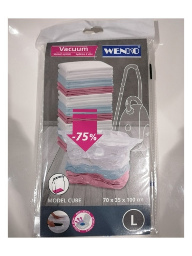 Чанта за дрехи Vacuum Cube L Wenko