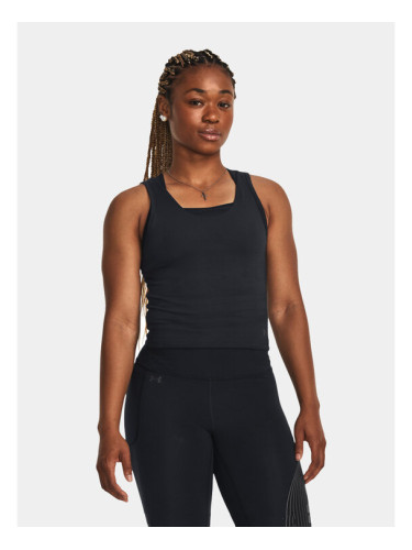 Under Armour топ Motion Tank 1379046-001 Черен Fitted Fit