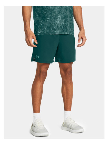 Under Armour Спортни шорти Ua Vanish Woven 6In Shorts 1373718-449 Зелен Fitted Fit