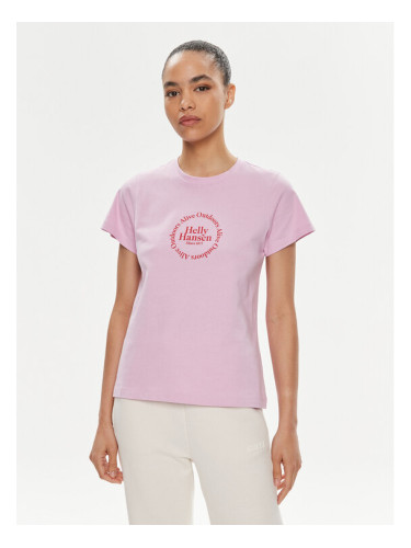 Helly Hansen Тишърт W Core Graphic T-Shirt 54080 Розов Regular Fit