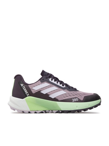 adidas Маратонки за бягане Terrex Agravic Flow 2.0 Trail Running ID2504 Виолетов