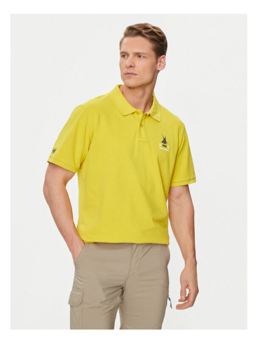 Helly Hansen Тениска с яка и копчета Koster Polo 34299 Жълт Regular Fit