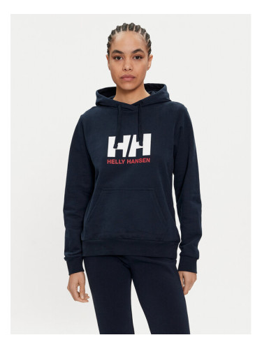 Helly Hansen Суитшърт Logo 2.0 34460 Тъмносин Regular Fit