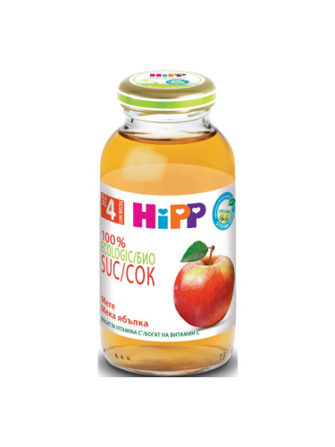 HIPP БИО Сок от мека ябълка 4+ мес. 200 мл