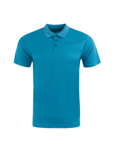 ALPINE PRO GERES Мъжка тениска с яка, синьо, размер