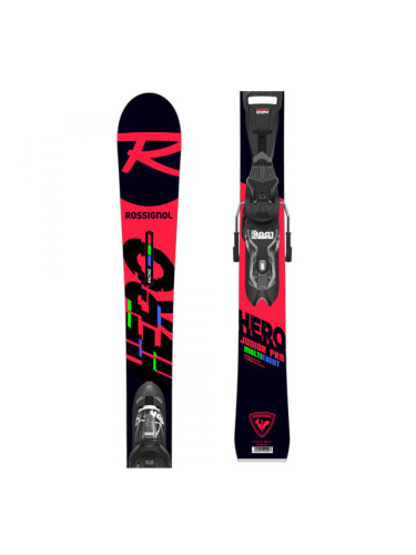 Rossignol HERO JR MULTI-EVENT+XPRESS 7 GW Младежки ски за спускане, черно, размер