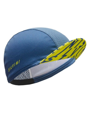SILVINI AMARO CAPS Велосипедна шапка с козирка, синьо, размер