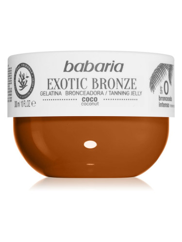 Babaria Tanning Jelly Exotic Bronze гел за тяло за интензивен загар 300 мл.