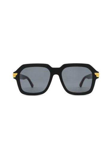 Bottega Veneta Bv1123S 001 56 - квадратна слънчеви очила, unisex, черни